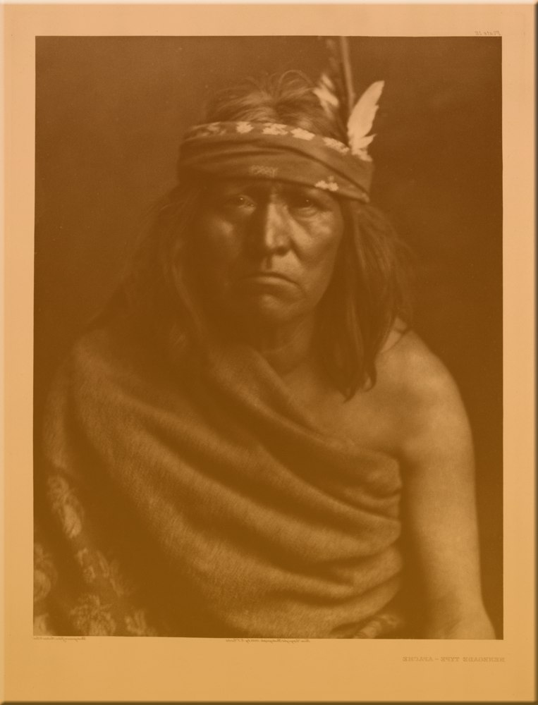 Renegade Type &mdash; original Edward Curtis copper photogravure plate