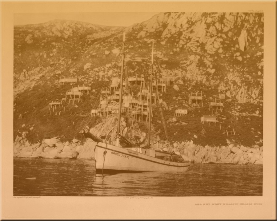 King Island Village from the Sea