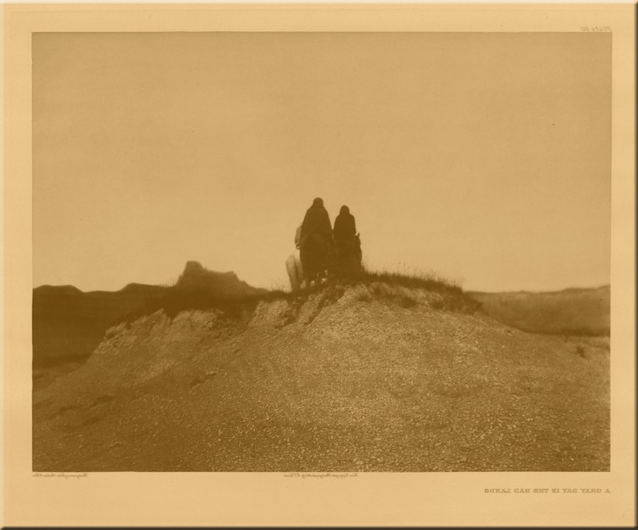 A Grey Day in the Badlands