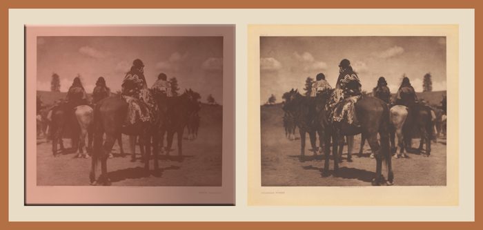 Jicarilla Women copper plate and gravure
