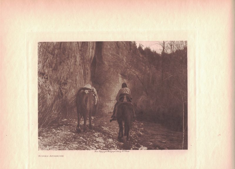 Moving — Apsaroke original gravure