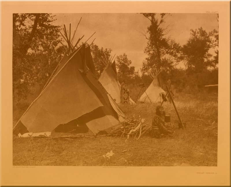 A Sarsi Camp, Plate 620